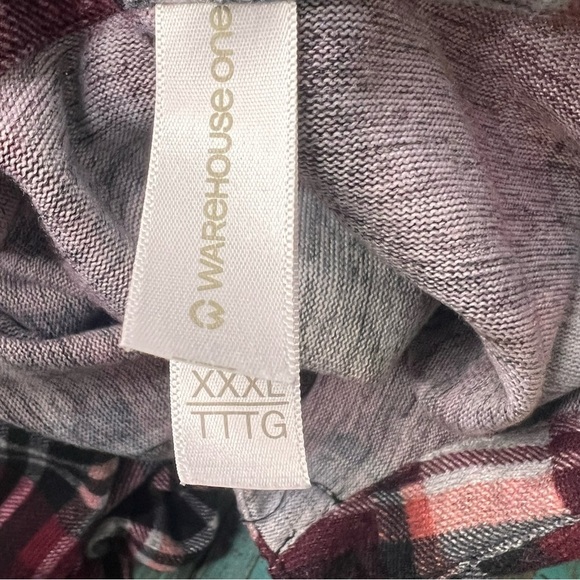 Warehouse One Plaid Button Down Shirt Size XXXL - Picture 8 of 9